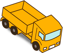 黄色のトラック