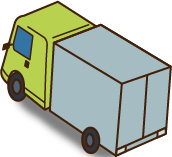 緑色のトラック